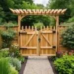 DIY Garden Fence