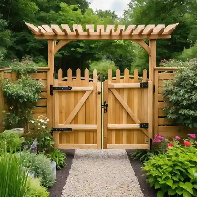 DIY Garden Fence