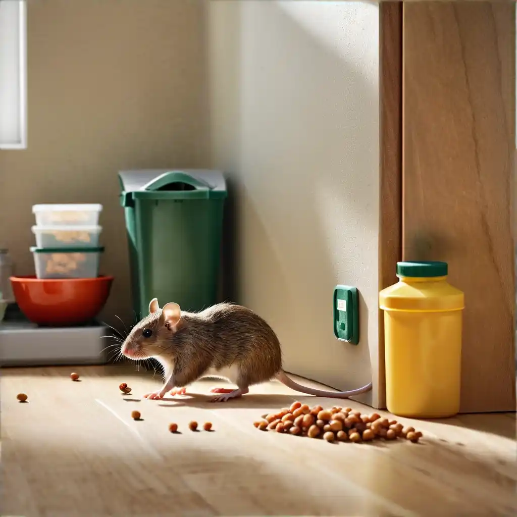 Humane mouse removal using a live-catch trap
